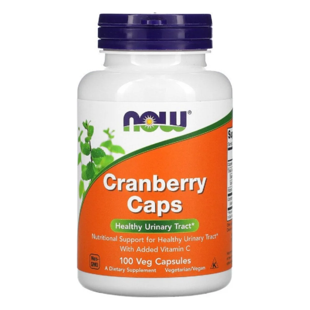 Трави Now Foods Журавлина, Cranberry Caps, 100 вегетаріанських капсул (NOW-03230)