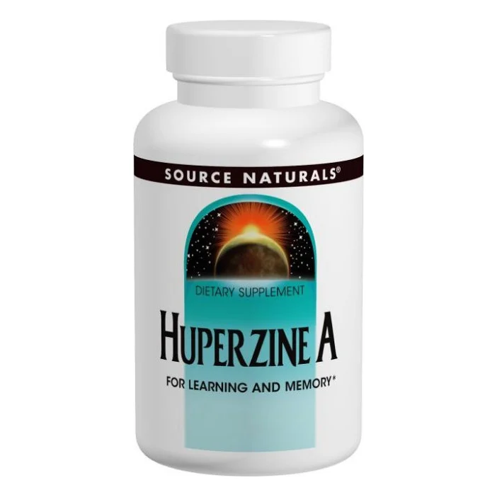 Трави Source Naturals Гуперзін А 100 мкг, 60 таблеток (SN2409)