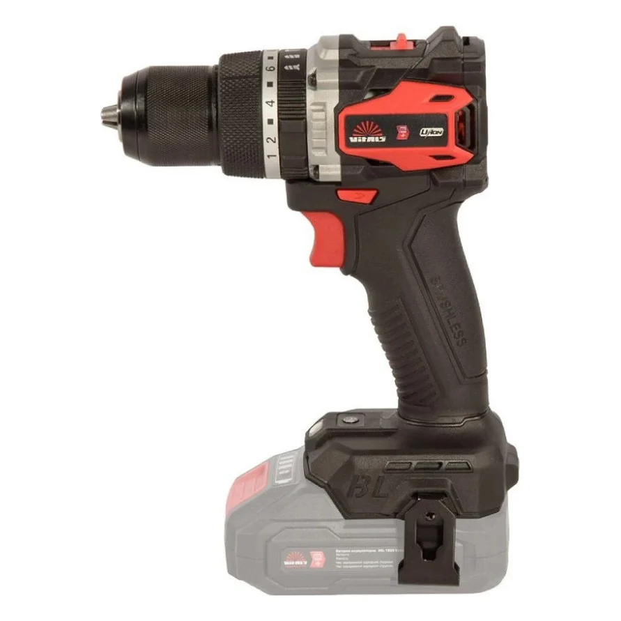 Шуруповерт Vitals Professional, AU 1875 BL SmartLine+, 18V, 75/20Нм, 500–2000об/хв, 1.2кг (без АКБ та ЗП) (243509) — фото 12