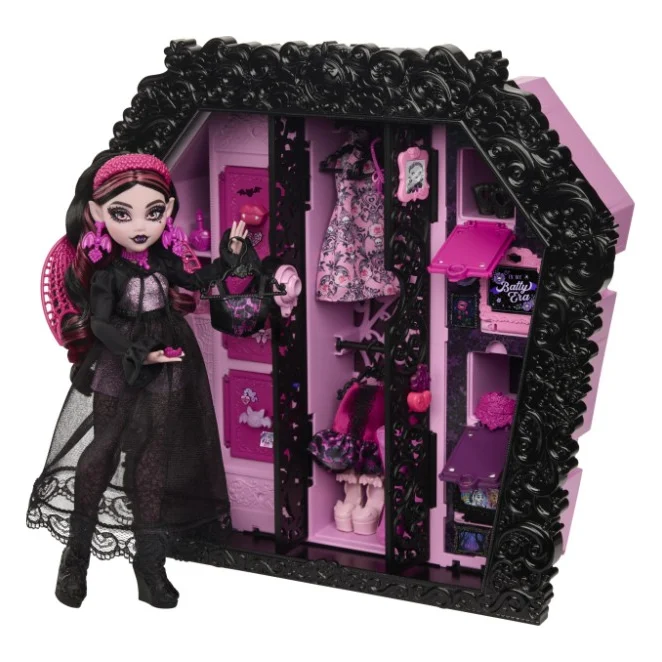 Лялька Monster High Набір з лялькою Дракулора "Шафа жахо-образів" (JMG63)
