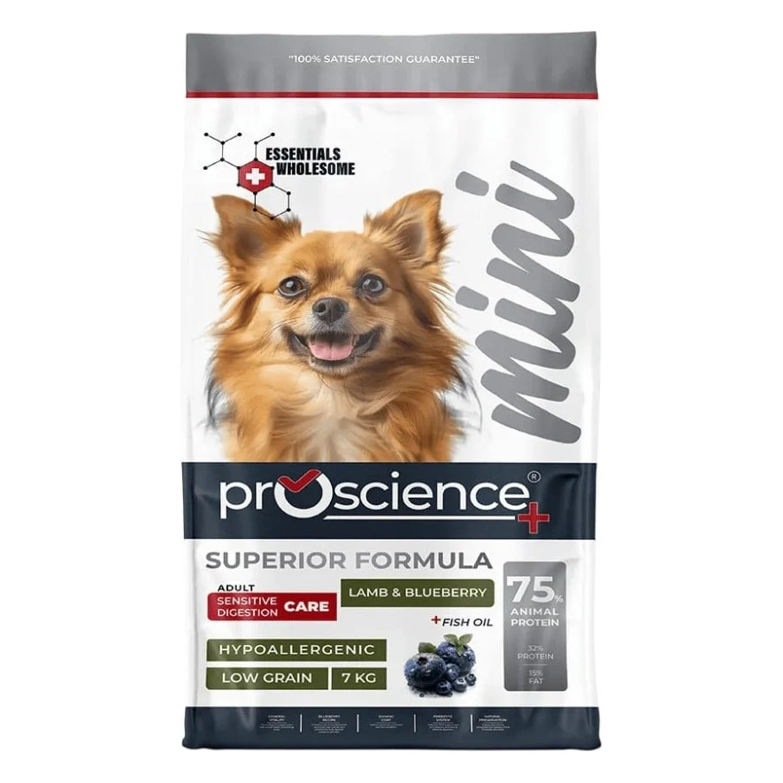 Сухий корм для собак ProScience Mini Adult Dog Lamb & Blueberry 7 кг (8694686407646)