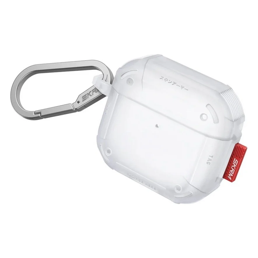 Чохол для навушників Skinarma Чохол Skinarma Mecha CE для AirPods 4 frost SK-AP4MECCE-FRT 8886461247251 (8886461247251)