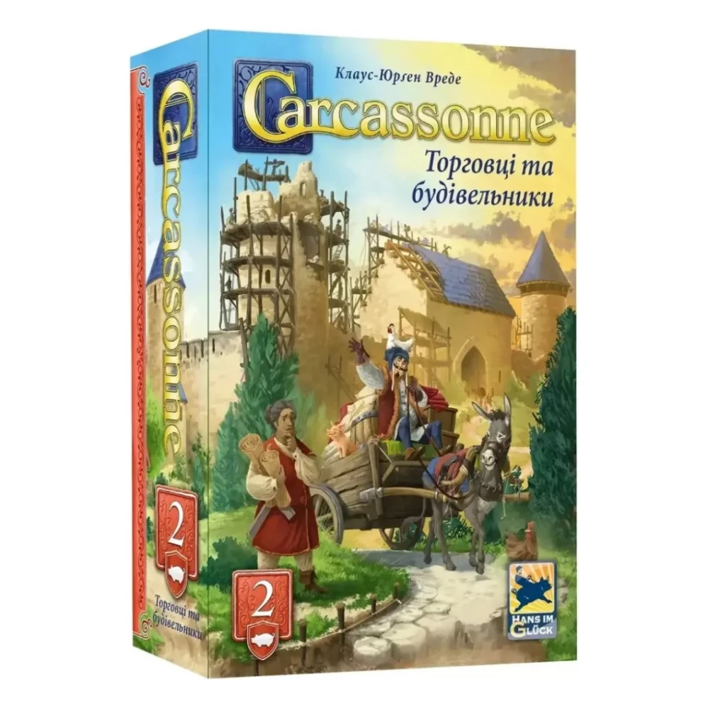 Настільна гра Feelindigo Каркасон: Торговці та Будівельники (Carcassonne: Traders and Builders) (укр.) доповнення (FI25067)