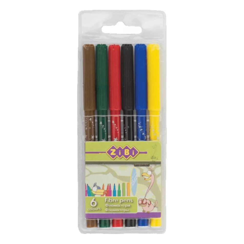 Фломастери ZiBi 6 colors (ZB.2801)