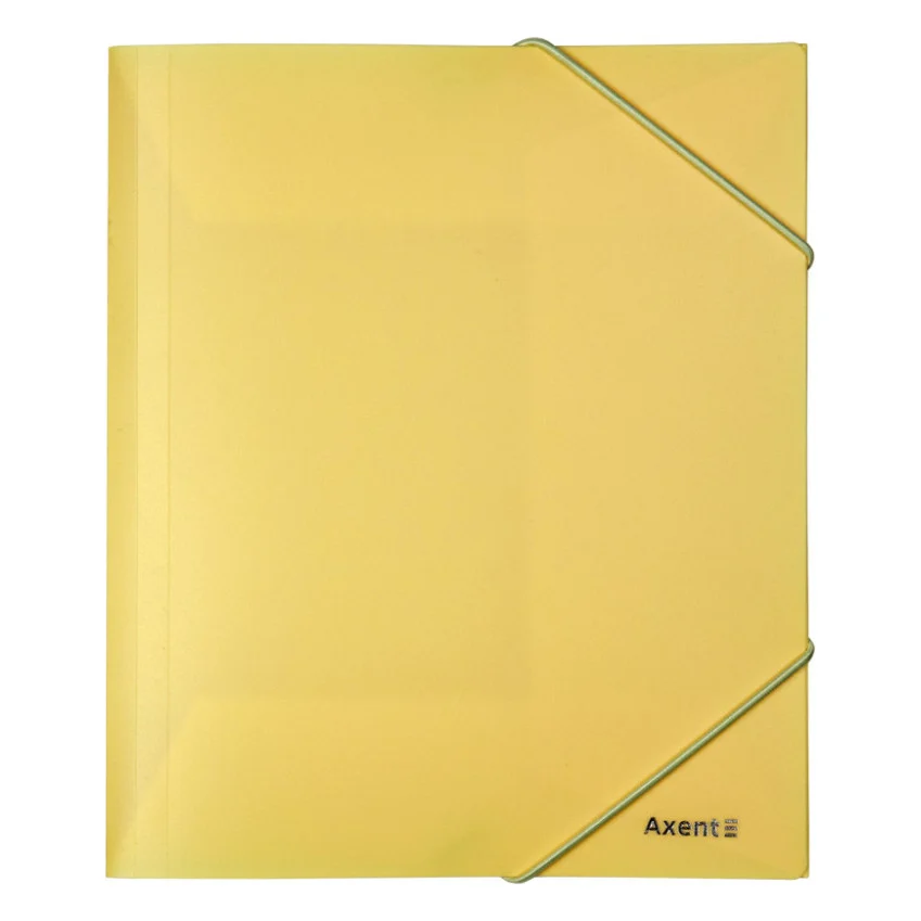 Папка на резинках Axent A5 410 мкм Pastelini yellow (1514-26-A)