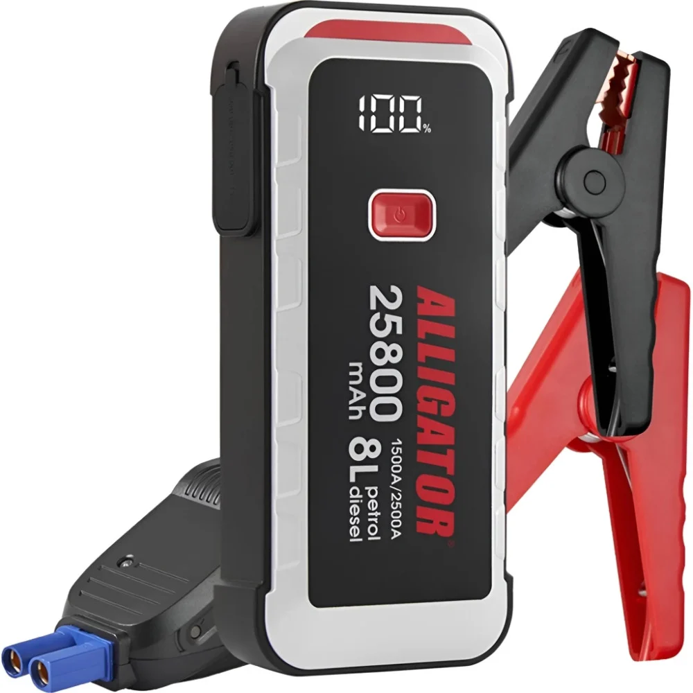 Пуско зарядний пристрій Alligator 1500A/2500A 25800mAh (JS847)
