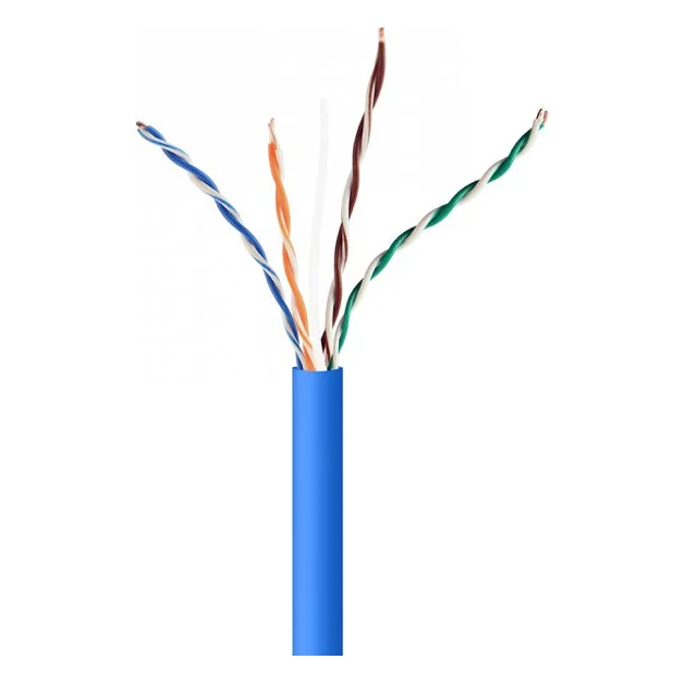 Кабель мережевий Cablexpert UTP Cat.5e 4x2x0.50 CCA Blue 305м (UPC-5004E-SOL-B)