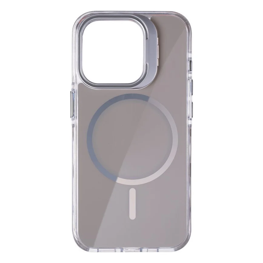 Чохол до мобільного телефона Gelius Sofi stand iPhone 15 Pro Max Grey (MagSafe)