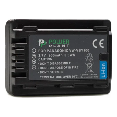 Акумулятор до фото/відео PowerPlant Panasonic VW-VBY100 (DV00DV1387)