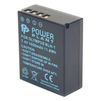 Акумулятор до фото/відео PowerPlant Olympus BLH-1 1600mAh (CB970148)