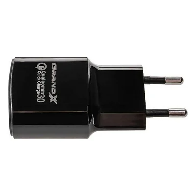 Зарядний пристрій Grand-X CH-550BM (Quick Charg QC3.0 Grand-X 3.6V-12V, 3A-1.5A + DC c (CH-550BM)