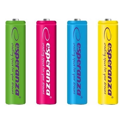 Акумулятор Esperanza AA 2000mAh Ni-MH * 4 mix of colors (EZA108)