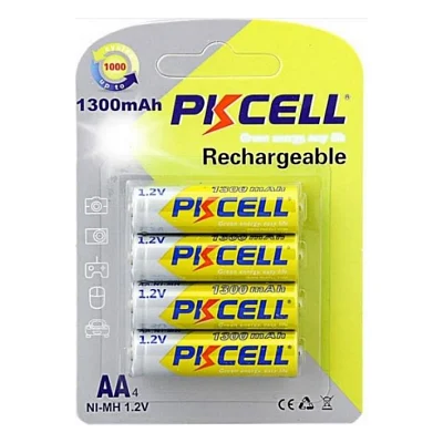 Акумулятор PkCell AA NiMH 1300mAh * 4 (PC/AA1300-4BR)