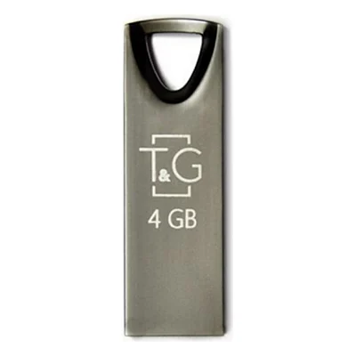 USB флеш накопичувач T&G 4GB 117 Metal Series Black USB 2.0 (TG117BK-4G)