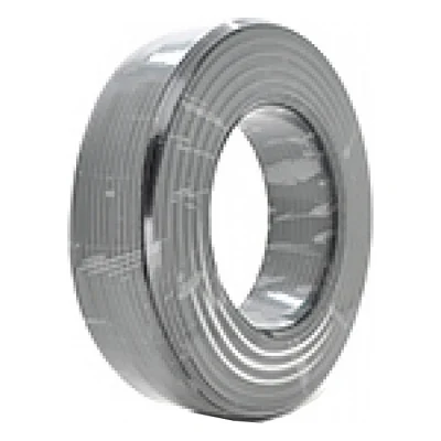 Кабель телевізійний Ritar 0,90 мм.CCS, 32x0.12m CCA экран, 75 Ом, FPE, д. 6,8мм PVC, б (RT-W100-RG6U-32W 8CCS)
