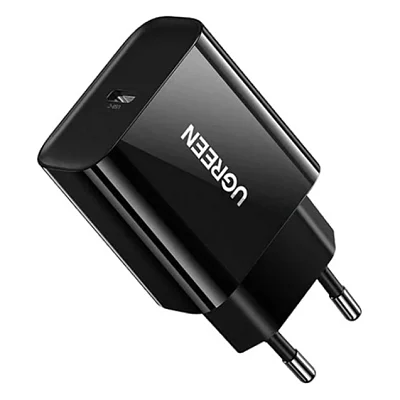 Зарядний пристрій Ugreen CD137 20W Type-C PD Charger (Black) (10191)