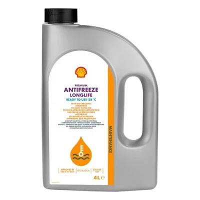 Антифриз Shell Premium LL 4л (готовий G12+ черв.) (5938)