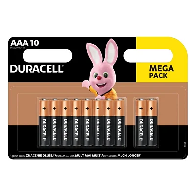 Батарейка Duracell AAA MN2400 LR03 * 10 (5002509/5006462)