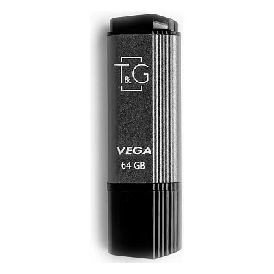 USB флеш накопичувач T&G 64GB 121 Vega Series Grey USB 2.0 (TG121-64GBGY)