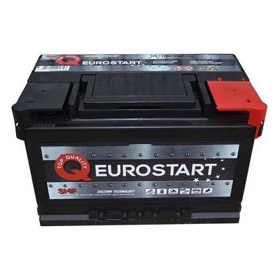 Акумулятор автомобільний EUROSTART 77AhН Ев (-/+) (740EN) (д278*ш175*в175 EUROKamina) (577046074)