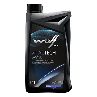 Моторна олива Wolf Vitaltech 5W-40 1л (8311093)