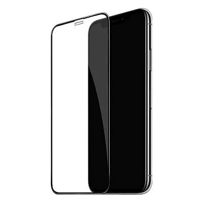 Скло захисне PowerPlant для Apple iPhone 11 Pro Max Black Full Screen (GL607426)