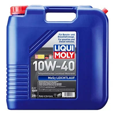 Моторна олива Liqui Moly MoS2 Leichtlauf SAE 10W-40 20л. (1089)