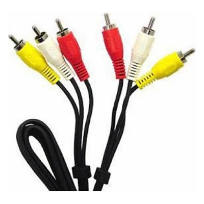 Кабель мультимедійний 3RCA to 3RCA 1.8m Atcom (10711)