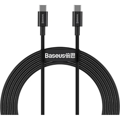 Кабель Baseus Superior Series Fast Charging Data Cable Type-C to Type-C 100W 1m Black (CATYS-B01)