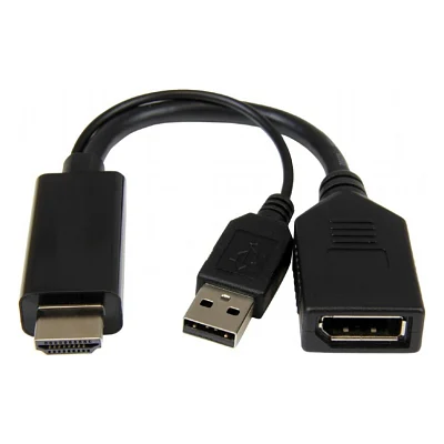 Перехідник HDMI to DisplayPort, 4K 30Hz Cablexpert (A-HDMIM-DPF-01)