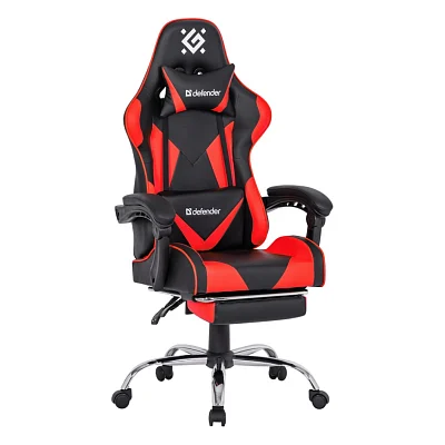 Крісло ігрове Defender Pilot Black/Red (64354)