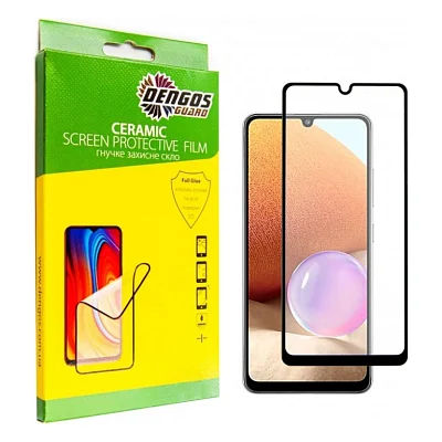 Скло захисне Dengos Ceramic Film Samsung Galaxy A33 (black) (TGCF-16)