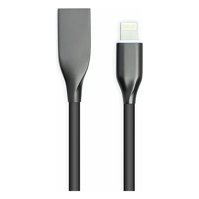 Дата кабель USB 2.0 AM to Lightning 1.0m black PowerPlant (CA911790)