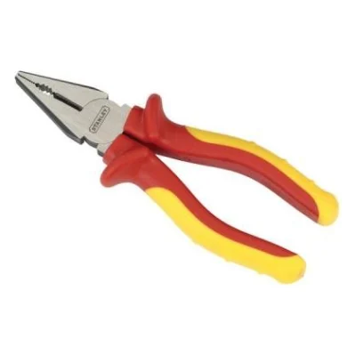 Плоскогубці Stanley MaxSteel VDE 1000V электрика, L=150мм. (0-84-000)