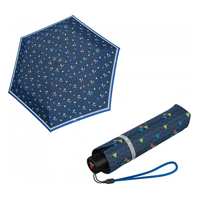 Парасоля Knirps Rookie Manual Triple Blue Reflective (Kn95 6050 8539)