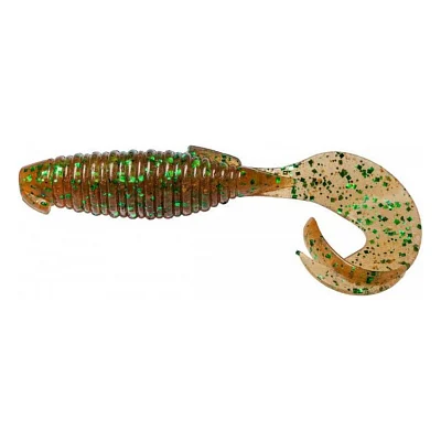 Силікон рибальський Keitech Flapper Grub 4" (7 шт/упак) ц:ea#02 peach green flk. (1551.09.54)