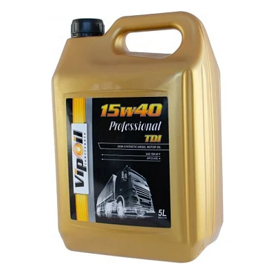 Моторна олива VIPOIL VipOil Professional TDI 15W-40 API CI-4/SL 5л (0340355)