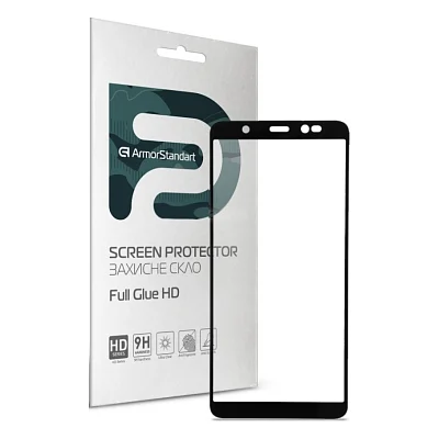 Скло захисне Armorstandart Full Glue HD TECNO POP 4 (BС2) Black (ARM65103)