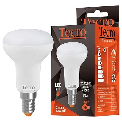Лампочка Tecro TL-R50-5W-4K-E14