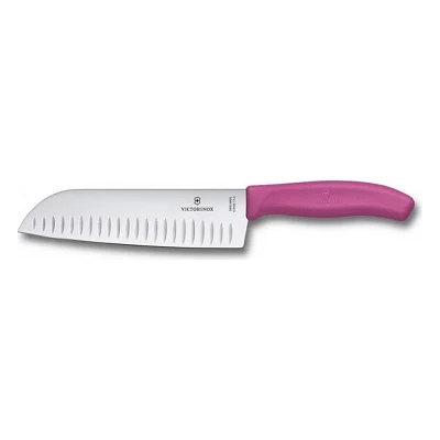 Кухонний ніж Victorinox SwissClassic Santoku 17 см Pink (6.8526.17L5B)