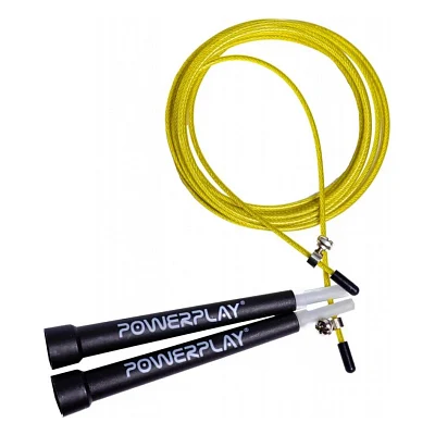 Скакалка PowerPlay Швидкісна 4202 Yellow (PP_4202_Yellow)