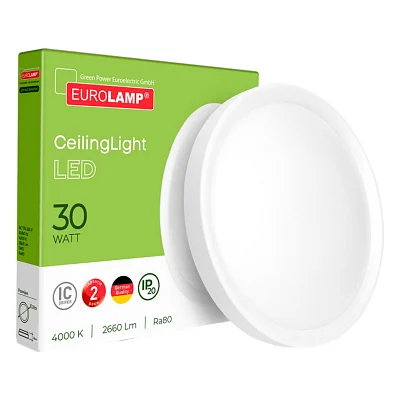 Світильник Eurolamp Easy click 30W 4000K (LED-NLR-30/40(GM))