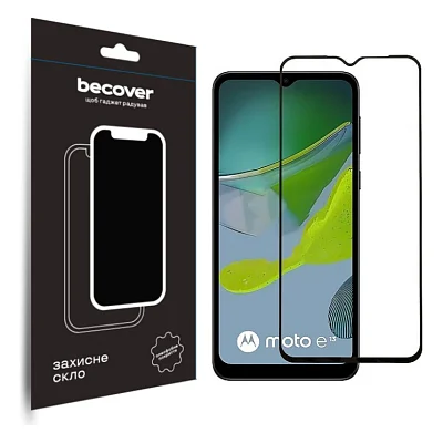 Скло захисне BeCover Motorola Moto E13 Black (708843)