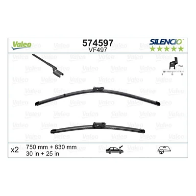 Щітка склоочисника Valeo 574597
