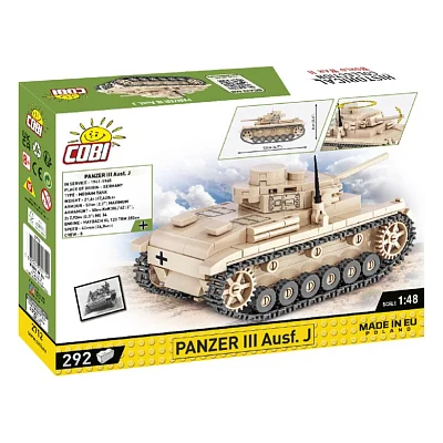 Конструктор Cobi Друга Світова Війна Танк Panzer III, 292 деталей (COBI-2712)
