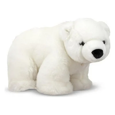 М'яка іграшка Melissa&Doug Полярный плюшевый мишка Леонид, 20см х 32см (MD7609)
