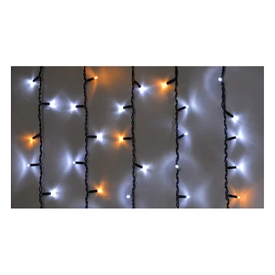 Гірлянда Delux ICICLE 108LED 2x1 м Жовтий flash Білий/Чорний IP44 (90015178)