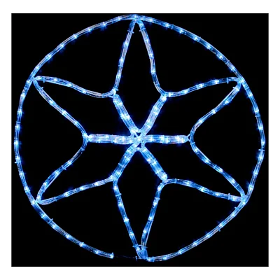 Гірлянда Delux Motif flash Star 60 х 60 см білий IP44 EN (90012983)