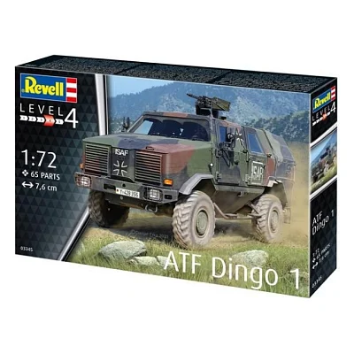 Збірна модель Revell Бронеавтомобіль ATF Dingo 1 рівень 4 масштаб 1:72 (RVL-03345)