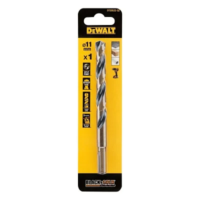 Свердло DeWALT по металу Black & Gold, HSS-G, 11.0 х 142 х 94 мм (DT20532)